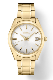 Gents Yellow Seiko Watch New SUR314