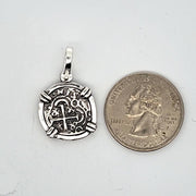 Atocha Silver Coin Pendant, NEW