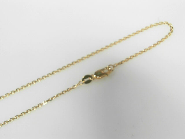 14K Yellow Gold Cable Chain 20" New