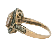 LEVIAN 14K ROSE GOLD MORGANITE RING, ESTATE