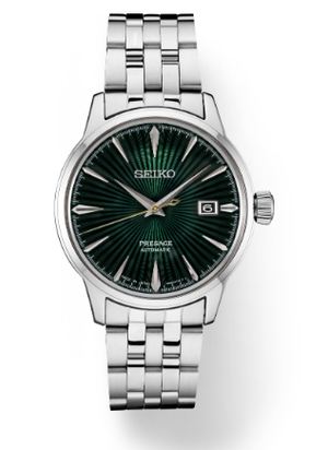 Stainless Steel Seiko Presage "Cocktail Time" Watch SRPE15, New