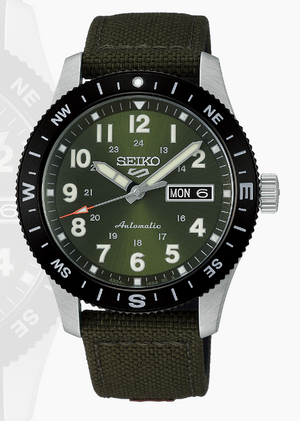 Stainless Steel Seiko 5 Sports Field Automatic Watch, New, HDB008