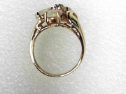 14K Yellow Gold Opal Ring, Estate