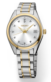 Ladies Two-Tone Seiko Essentials Watch New SUR582
