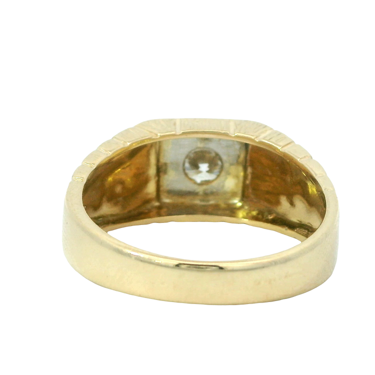 1.03 CT DIAMOND MANS RING, ESTATE