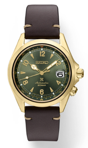 Stainless Steel Gold-Tone Seiko Prospex "Alpinist" Watch New, SPB210