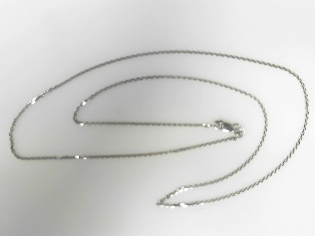 Sterling Silver Diamond-Cut Cable Chain 1.4mm 22"