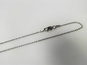 Sterling Silver Rope Chain Diamond Cut 1.25mm 20"