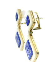 ASCH GROSSBARDT 14K YELLOW GOLD EARRINGS, ESTATE