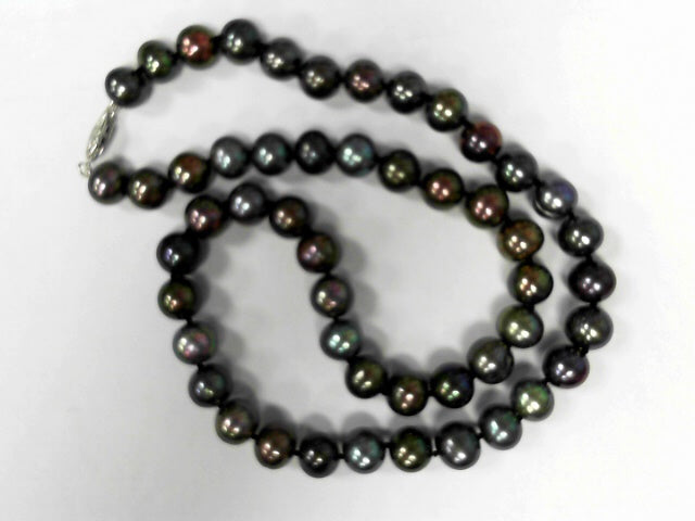 Peacock Pearls 8-9mm 18" New