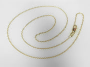 14K Yellow Gold Rolo Chain 16" New