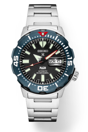 Gent's Stainless Steel Prospex Padi Divers Seiko Watch New SRPE27