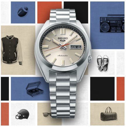 Gent's Stainless Steel Seiko 5 Sport Watch, New, SRPK91