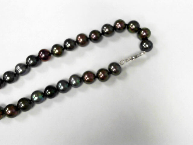 Peacock Pearls 8-9mm 18" New