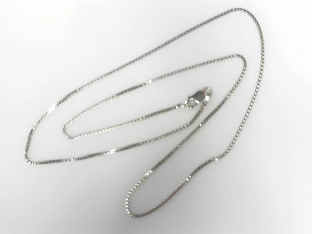 Sterling Silver Box Chain 1.3mm 22"