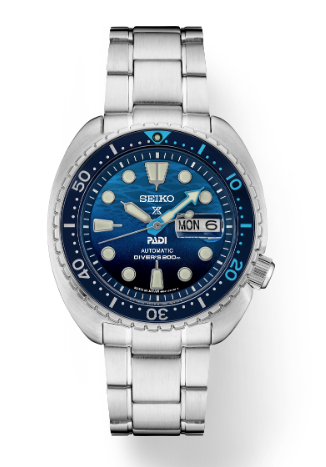 Gent's Stainless Steel Prospex PADI Divers Seiko Watch New SRPK01