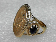 TAGLIAMONTE 18K YELLOW GOLD RING, APOLLO, ESTATE