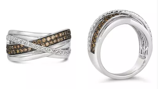 Le Vian® 7/8 ct. t.w. Diamond Ring in 14K White Gold, Estate