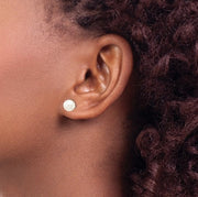 14KW 6-6.5MM PEARL STUD EARRINGS, NEW