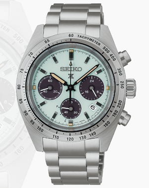 Stainless Steel Seiko Prospex "Speedtimer" Solar Watch, New, SSC965