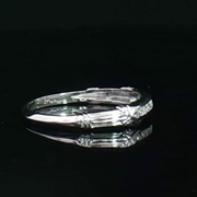 VINTAGE PLATINUM DIAMOND BAND, ESTATE