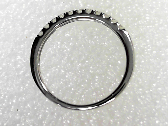 14kt White Gold 1/4 Ctw Diamond Band, New