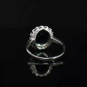 18K AND PLATINUM VINTAGE SAPPHIRE & DIAMOND RING, ESTATE