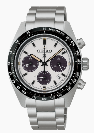 Stainless Steel Seiko Prospex "Speedtimer" Solar Chronograph Watch, New, SSC961