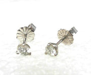 14K White Gold Diamond Stud Earrings, 0.77ctw, New