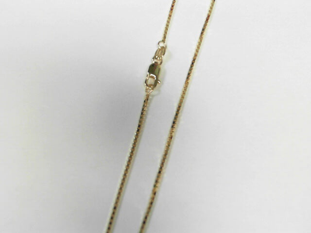 14K Yellow Gold Box Chain 20" New