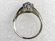 10K YELLOW GOLD DIAMOND RING, Estate