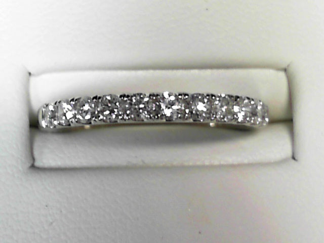 14kt White Gold 1/2 Ctw Diamond Band, New