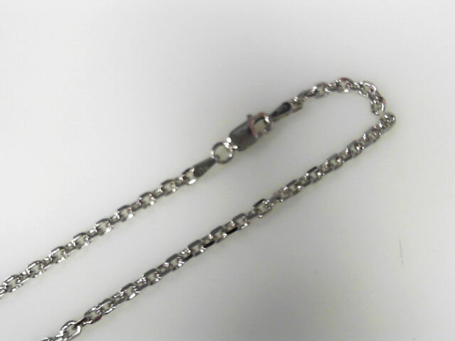 Sterling Silver Diamond Cut Cable Link Chain 2.75mm 24"