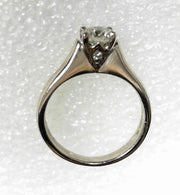 Platinum Diamond Engagement 0.53ct GIA VS-1 F, Estate