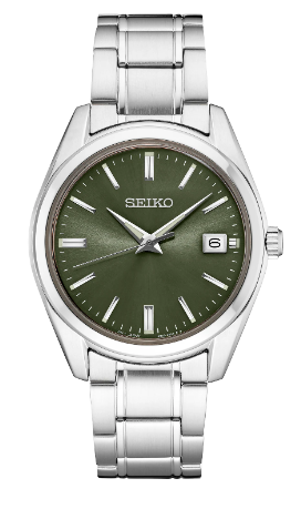 Stainless Steel Seiko Essentials Watch SUR527, New