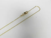 14K Yellow Gold Rolo Chain 16" New