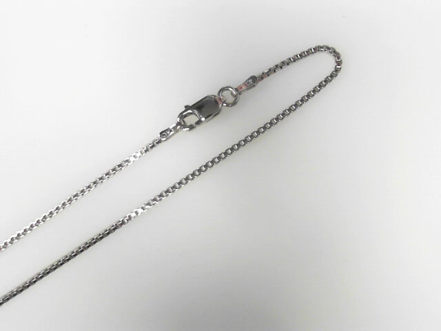 Sterling Silver Box Chain 1.3mm 22"