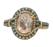 LEVIAN 14K ROSE GOLD MORGANITE RING, ESTATE