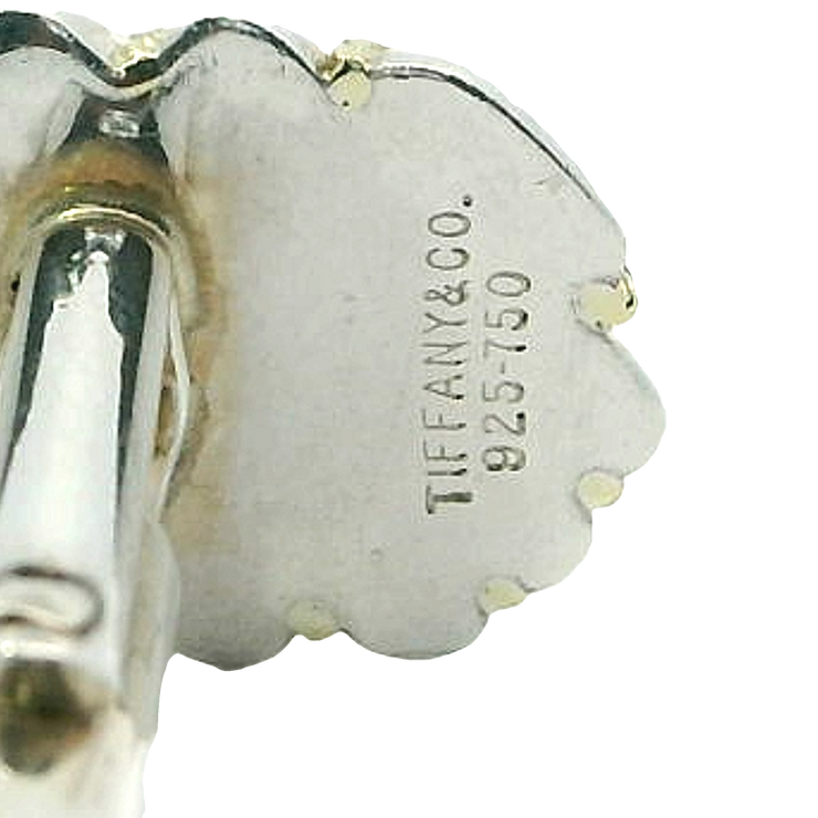 Tiffany & Co Cufflinks 18k Gold + Sterling Silver Estate
