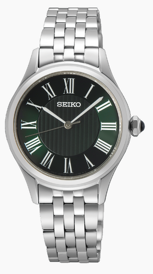 Stainless Steel Seiko Essentials Quartz Watch SUR611, New