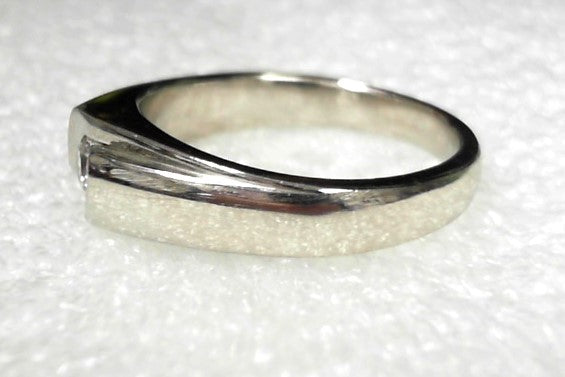 Platinum Man's Natural Diamond Ring Estate
