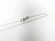 14K White Gold Rolo Chain 16", New