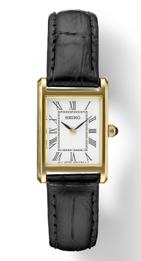 Lady's Yellow Seiko Watch New, SWR054