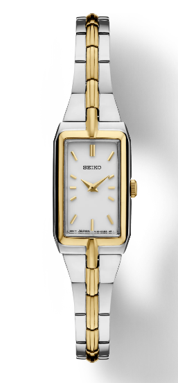 Ladies Two-Tone Seiko Essentials Watch New SWR044