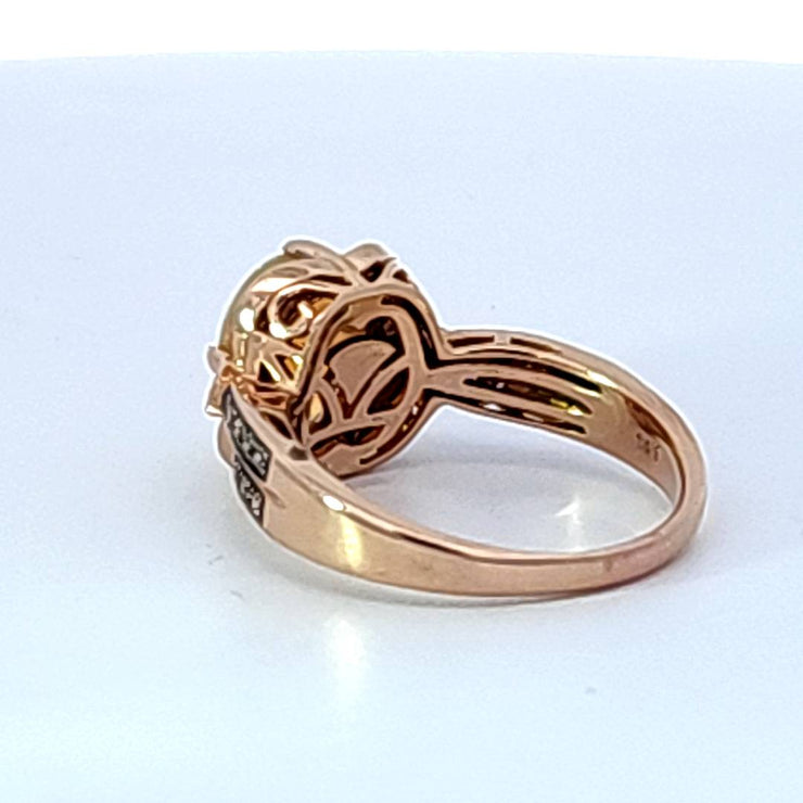 LEVIAN 14K ROSE GOLD OPAL RING, ESTATE