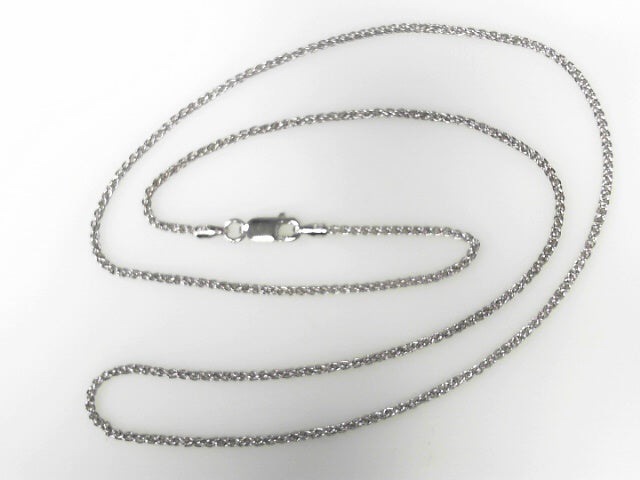 Sterling Silver Wheat Chain 1.3mm 20"