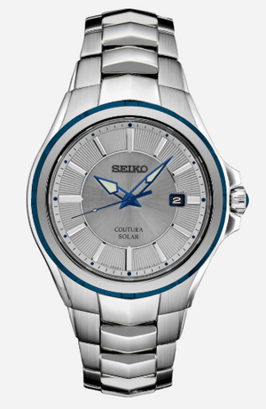 Stainless Steel Seiko Coutura Solar Watch SNE565, New