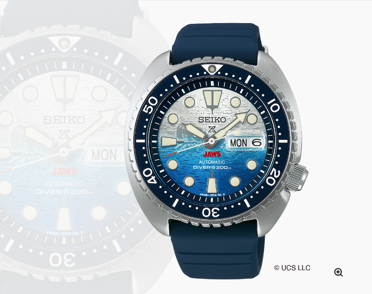 Stainless Steel Prospex Divers Watch Limited Edition Jaws 50th Anniversary, New, SRPL81