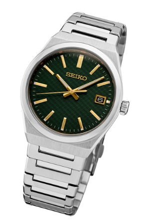 Stainless Steel Seiko Essentual Watch SUR601, New