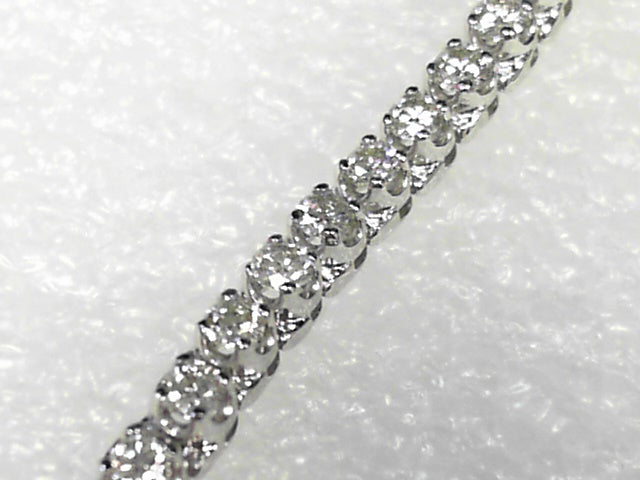 14k White Gold Diamond Tennis Bracelet New 5.00ct